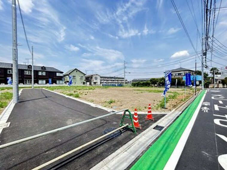 現況写真 建築条件付売地です。間取りはフリープランでお決めいただけます。建物のプレゼンテーション承ります。