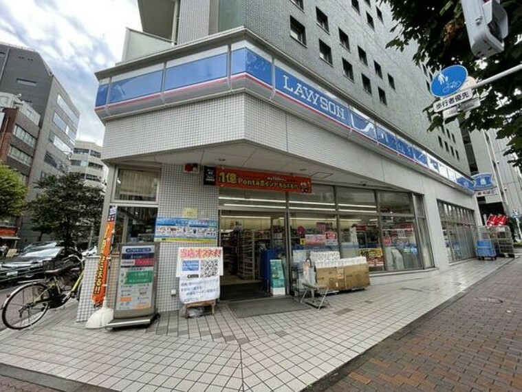 コンビニ ローソン新富一丁目店　約280m