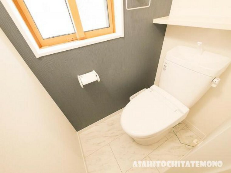 トイレ 【トイレ】ウォシュレット一体形便器。クリーンなデザインが魅力。らくにお掃除できるのもポイントです。