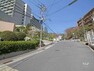 現況写真 敷地東側の前面道路