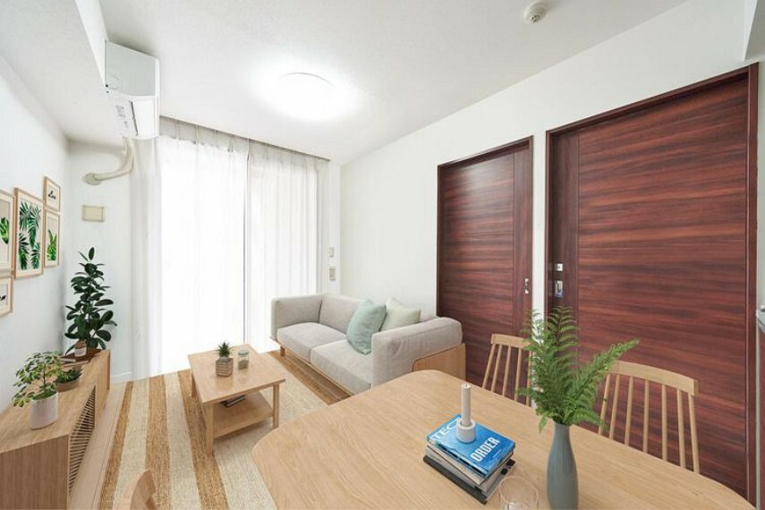 居間・リビング ※画像はCGにより床・壁を加工し、家具等を削除・配置したイメージです。家具等は価格に含まれません。