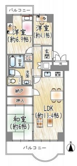 間取り図 3SLDK