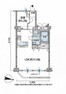 間取り図 LDKは広々15帖と家具を置いてもゆとりある空間！