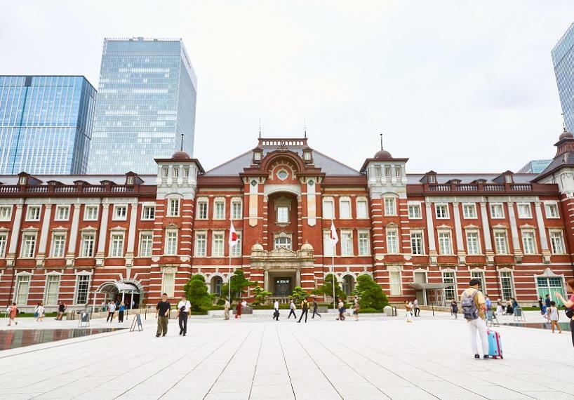 東京駅は自転車での移動もしやすい距離です！