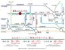 区画図 交通アクセス図横浜市営地下鉄グリーンライン「都筑ふれあいの丘」駅へ徒歩10分。東京・神奈川エリアの主要駅へスムーズにつながり、通勤にも便利な立地です。
