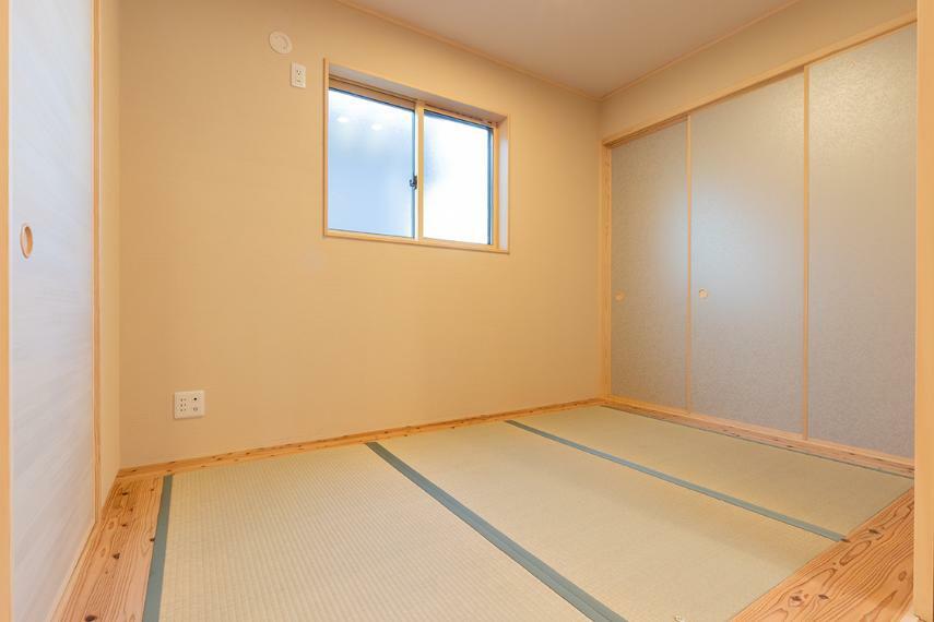 完成予想図（内観） 国産いぐさの畳の和室は落ち着く空間です。押入れも充実しています。
