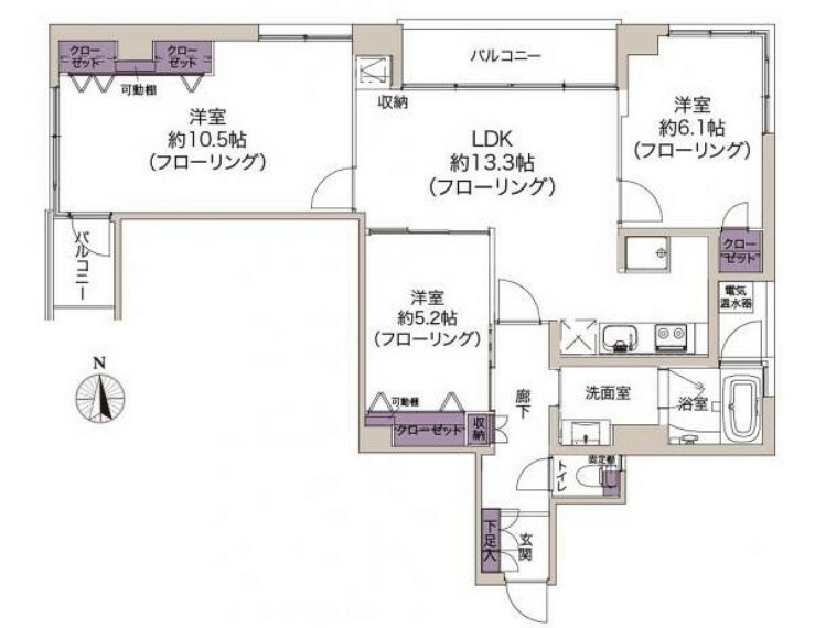 間取り図 3LDK