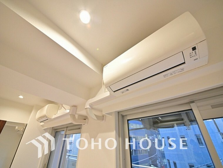 冷暖房・空調設備 エアコンを新規設置！夏は涼しく冬は暖かく快適にお過ごしいただけます。
