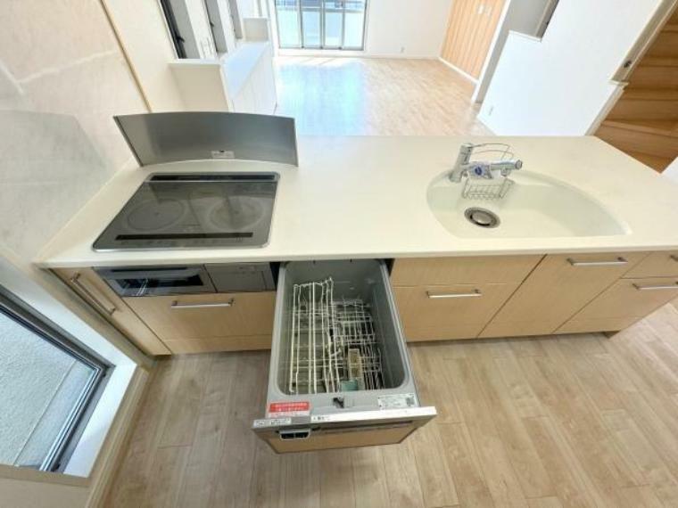 ■家事の効率が上がるビルトイン食洗機/キッチン周りのお掃除もらくらくIHクッキングヒーター