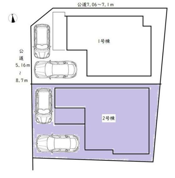 現況写真 敷地面積:103.96平米　お車は2台駐車可能です（車種による）