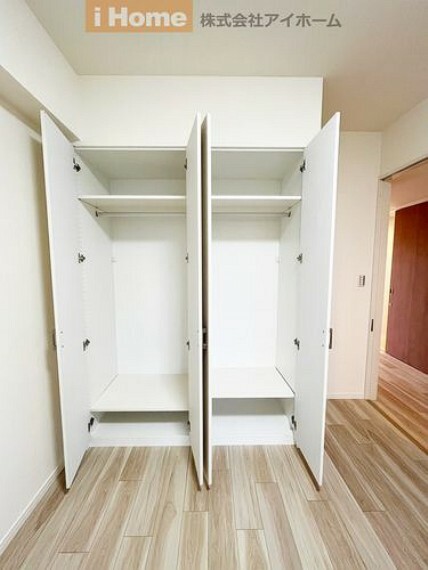収納 全居室収納あり。それぞれのお部屋にスペースがあるのでプライベートな荷物でも身近に置くことが出来ます。