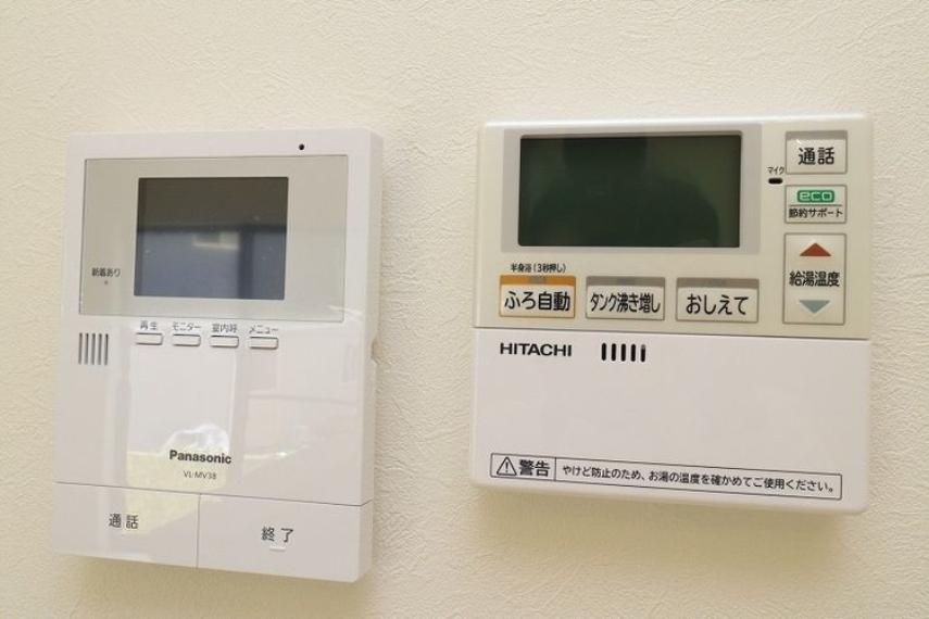 【モニター付きインターホン（同仕様写真）】誰が来てもわかるモニター付き 女性が一人で家にいてもこれなら安心
