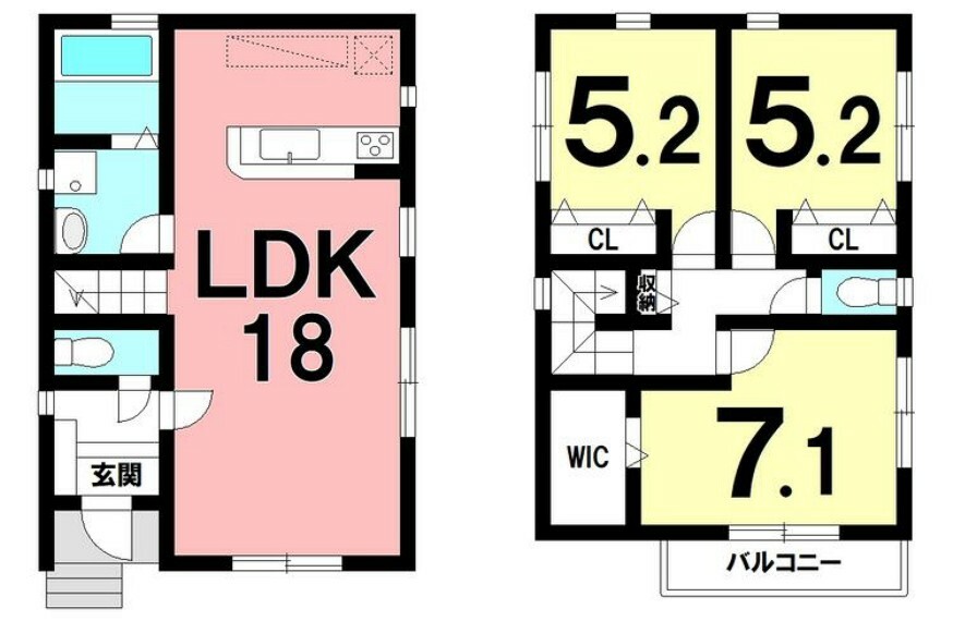 間取り図 3LDK、オール電化、浴室暖房乾燥、ウォークイン、各部屋収納有【建物面積85.29m2（25.8坪）】