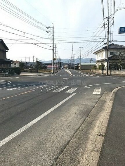 現況写真 前面道路含む現地写真