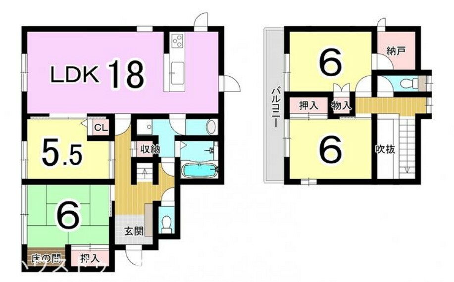 間取り図 【4LDK＋Sタイプ】