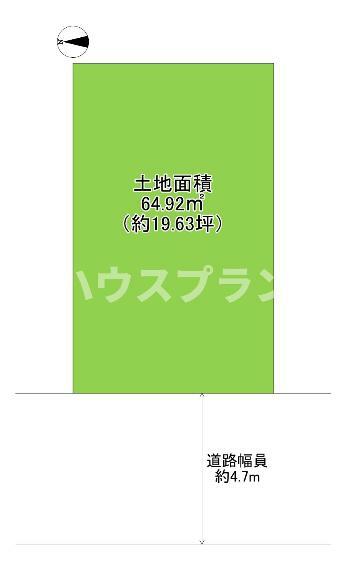 土地図面 約19.63坪