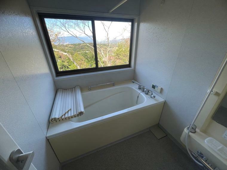 浴室からも富士山が望めます。