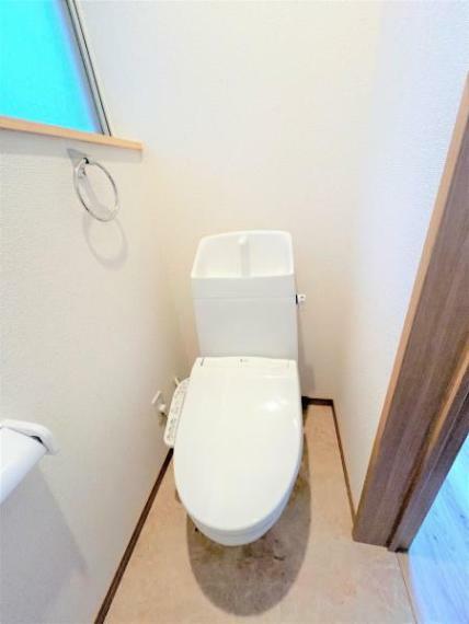 【リフォーム済】トイレはジャニス製に新品交換しました。直接肌に触れるトイレは新品が嬉しいですよね。
