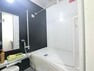 浴室 黒のアクセントがシックな雰囲気なバスルームです！