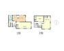 間取り図 【リフォーム後間取り図】3LDKですが、2階東側の洋室は2ドア1ルームになっており家族構成に合わせて部屋数を変えることができます。