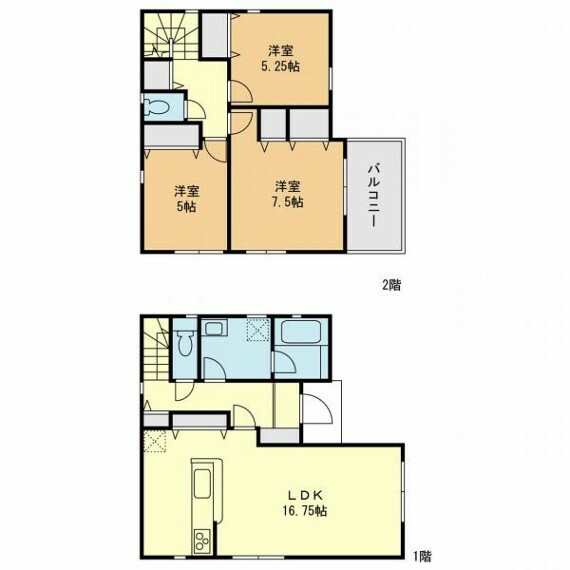 間取り図 【間取り】「おかえり」「ただいま」きちんと顔を合わせられます