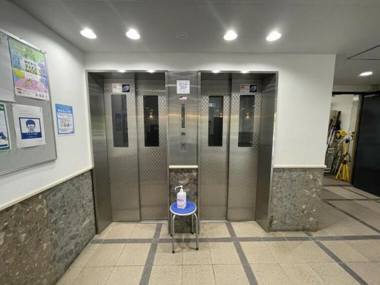 【エレベーター】2基あるので朝の混み合う時間帯も便利です！