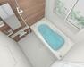 玄関 【同仕様写真】浴室はLIXIL製の新品のユニットバスに交換しました。足を伸ばせる1坪サイズの広々とした浴槽で、1日の疲れをゆっくり癒すことができますよ。