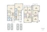 間取り図 間取りは延床面積198.64平米の3LDK＋3LDK。