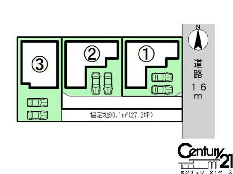 区画図 ■こちらの物件は2号棟です！■