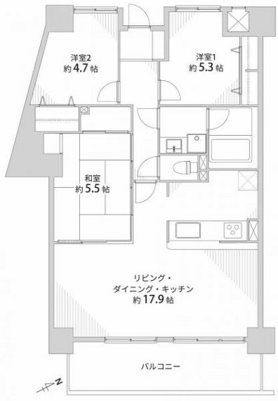 間取り図 【間取り図・図面】間取り図