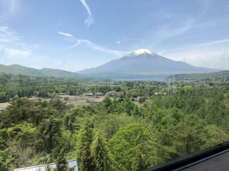 外観・現況 リビングからの眺望　富士山と山中湖が望めます。