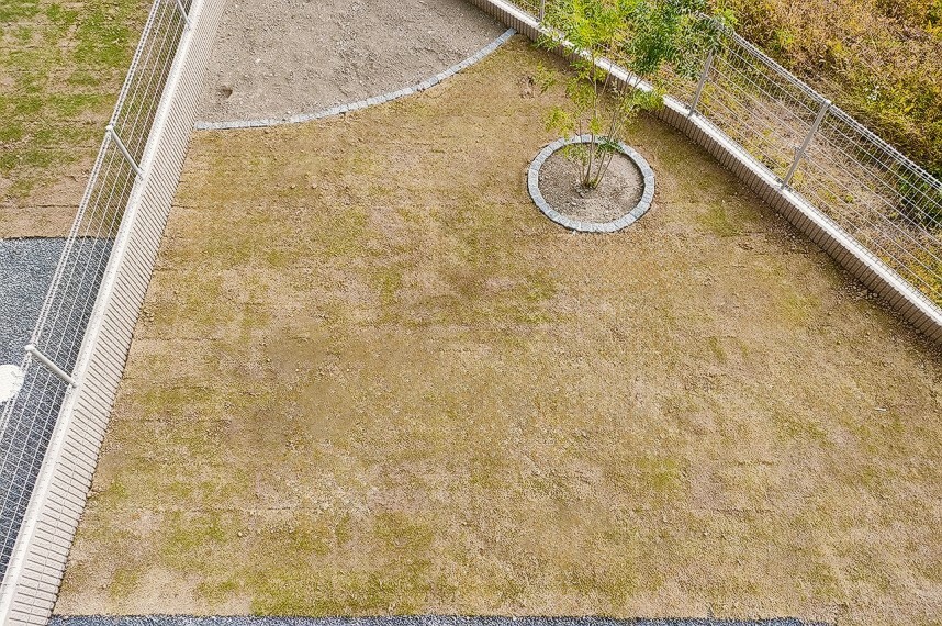 庭 それぞれの住まいを緩やかに結ぶ庭には四季折々の樹木や草花を植樹。（1号棟）