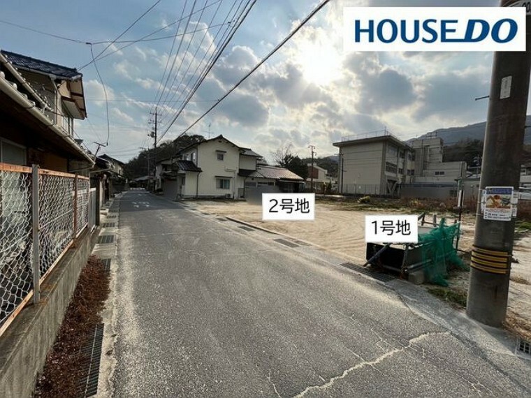 現況写真 2023年1月17日撮影北東側前面道路幅:約4.8m