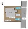 外観写真 【区画図】お家の区画図です。花壇等を撤去し駐車3台可能となっています。北側の駐車スペースにはカーポートもついております。