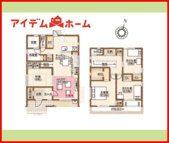 間取り図 1号棟　間取り図　