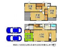2階のお部屋は全室6帖以上あり！ゆとりある居住スペース