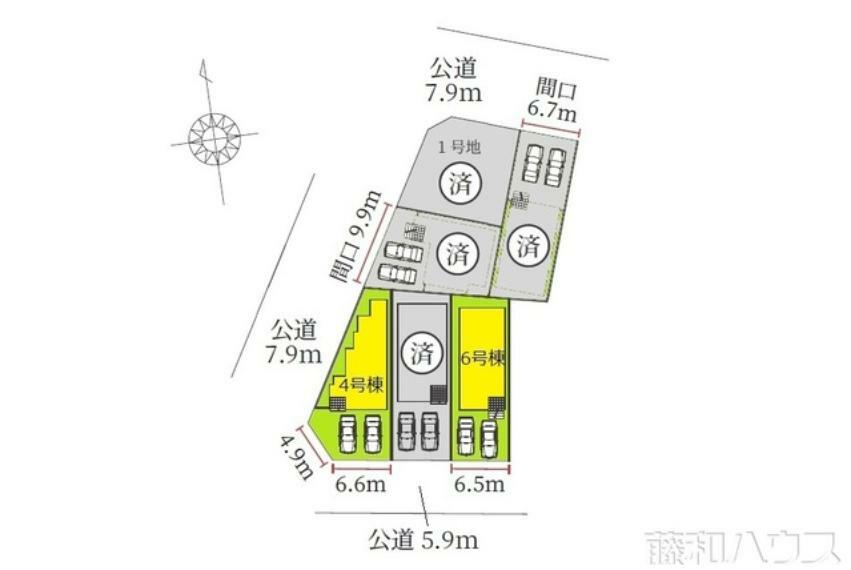 区画図 全体区画図　【名古屋市西区大野木5丁目】