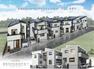 完成予想図(外観) 【完成外観パース】 朝霞市泉水の地に住みやすさを追求した12邸が誕生します。