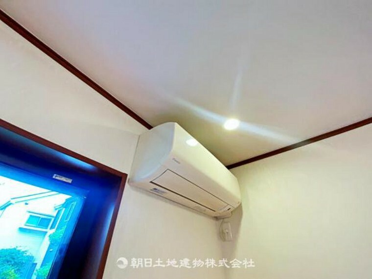 冷暖房・空調設備 離れにはエアコンも設置されています。