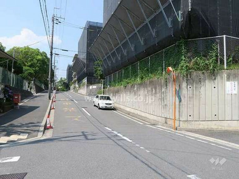 現況写真 敷地西側の前面道路