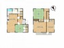 間取り図 【間取り図】間取り図です。各居室6帖以上の4LDKの住宅は3～5人の暮らしにぴったりですね。1部屋が大きいので広々とお部屋を使って頂けますよ。