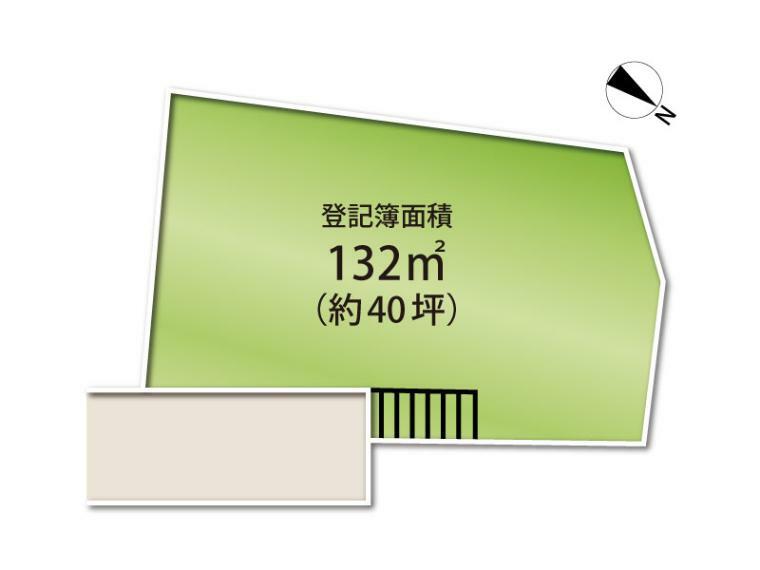 土地図面 建築条件無ですのでお好きなハウスメーカーで建築できます。