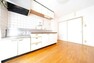 キッチン 調理スペースをしっかりと確保できる、ワイドなキッチン。