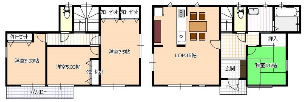 参考プラン間取り図