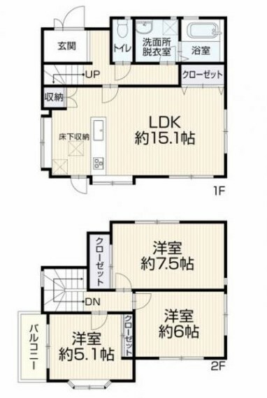 間取り図 上質な時間を育む暮らしのメインステージとなる間取り設計です！居心地の良い空間で共に大切に出来る空間！ご家族に個室を与えてあげられ、全室採光もとれて、明るい暖かな住空間の間取りです！ぜひご家族で御見学を