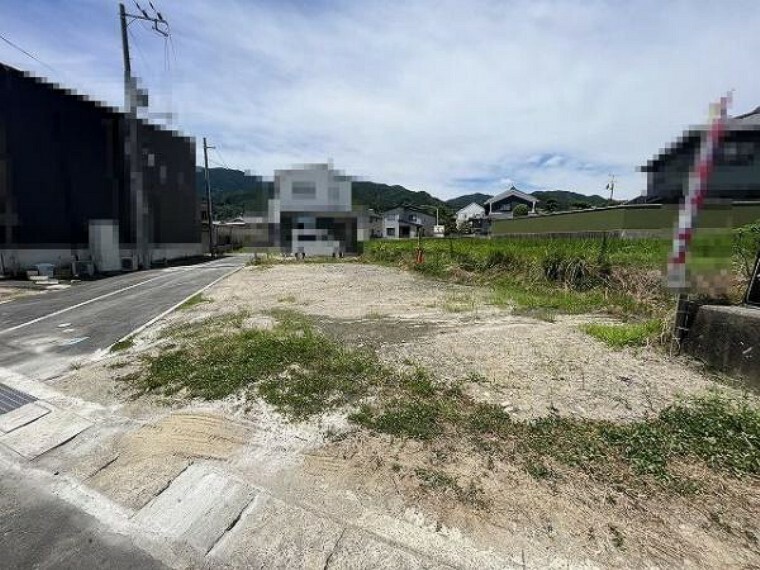 現況写真 前面道路。南側公道　4m