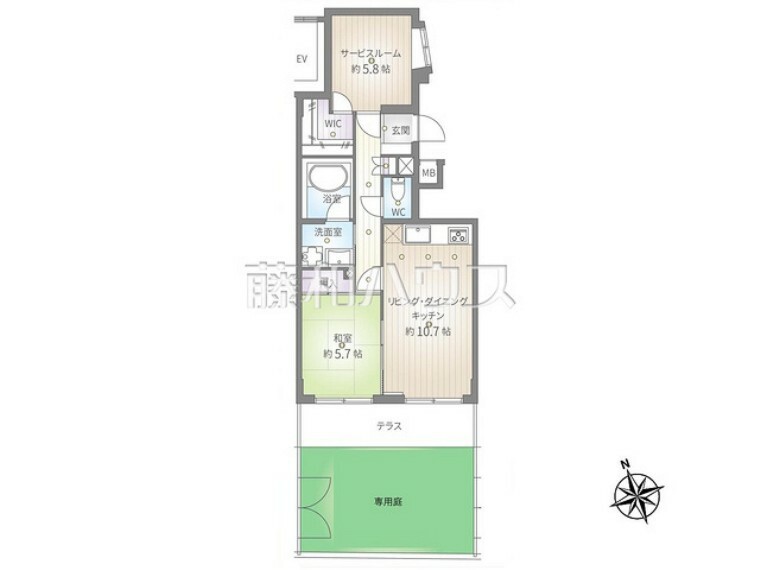 間取り図 間取図　【グラシュー大泉学園】