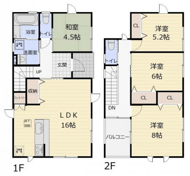 間取り図 《間取図》B号棟