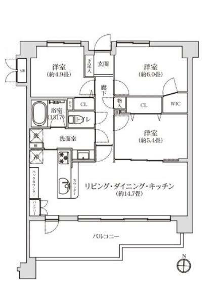 間取り図 3LDK