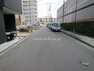 現況写真 敷地北側の前面道路。